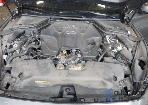 2019 Infiniti Q50 3.0T Luxe z USA, uszkodzony, nr VIN JN1EV7APXKM519048